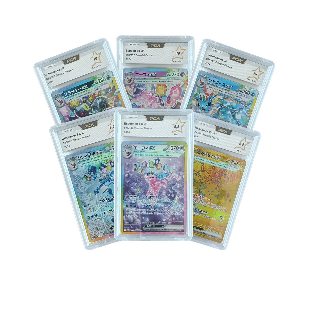 Cartes Pokémon gradées PCA