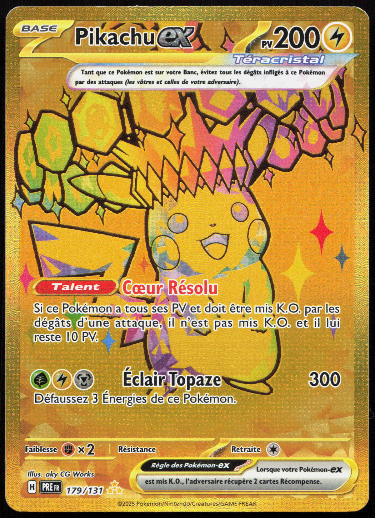 [FR] Pikachu ex PRE - 179