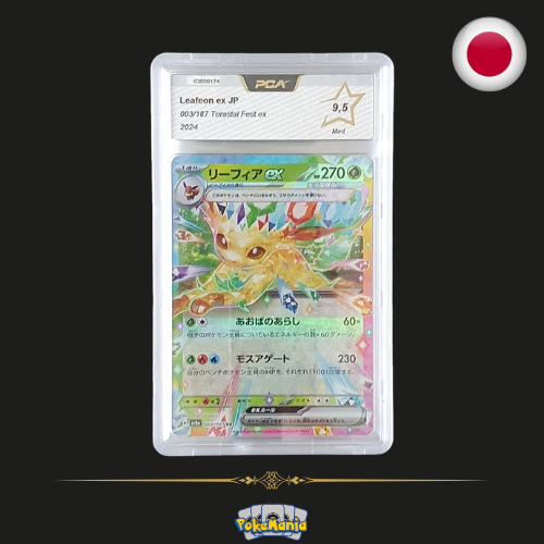 2024 Terastal Fest Ex - Leafeon ex JP - 003/187 - PCA 9.5